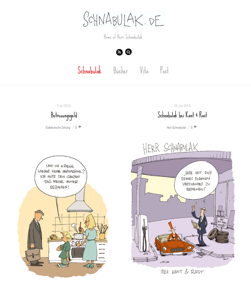 Website Cartoonist