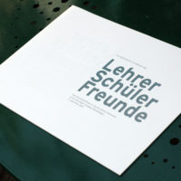 Ausstellungskatalog »Lehrer Schüler Freunde«