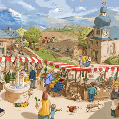 Wimmelbild »Markt« Wimmelbild »Markt«