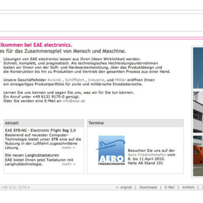 EAE electronics - Avionics EAE electronics - Avionics