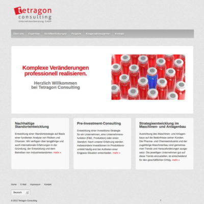 Tetragon Consulting Unternehmensberatung GmbH Tetragon Consulting Unternehmensberatung GmbH